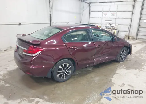 2013 Honda Civic Ex z USA, uszkodzony, nr VIN 19XFB2F8XDE026342
